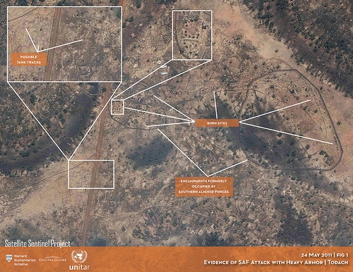 Satellite Images Confirm Sudan Government Attack on Abyei